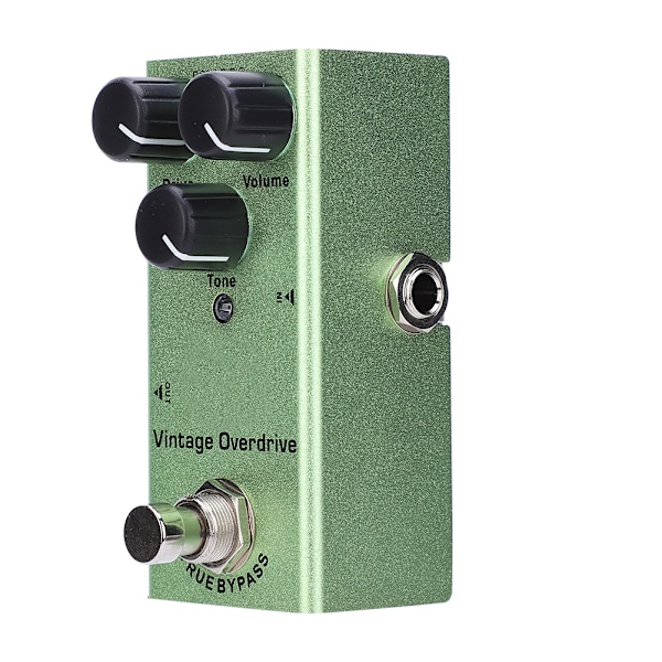Gitarr Effekt Pedal Vintage Overdrive Mini Bärbar True Bypass Aluminiumlegering DC 9V JDF‑01
