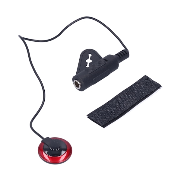 Gitarr Piezo Pickup Kontakt EQ Mikrofon Transducer för Violin Ukulele Mandolin AD‑20