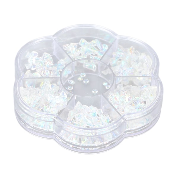 Harpiks 3D Neglekunst Faux Krystal Negle Charms DIY Søde Bowknot Faux Rhinestones Charms til Manicure Smykker