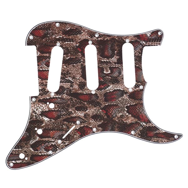 Akryl mönstrad 3-lagers abalone stil plektrumskydd SSS gitarrer plektrumskydd för ST gitarr #1