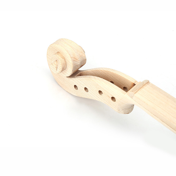 4/4 Violindelar Lönnhals Snidad Rulle Greppbräda Alternativ Reparationstillbehör