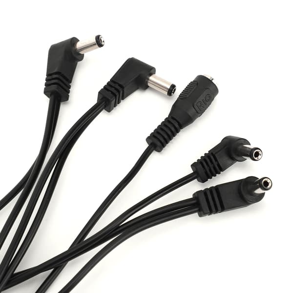 1 til 8 Daisy Cable Elektrisk Guitar Effekt Pedal DC Strømkabel 5.5mm x 2mm Stik