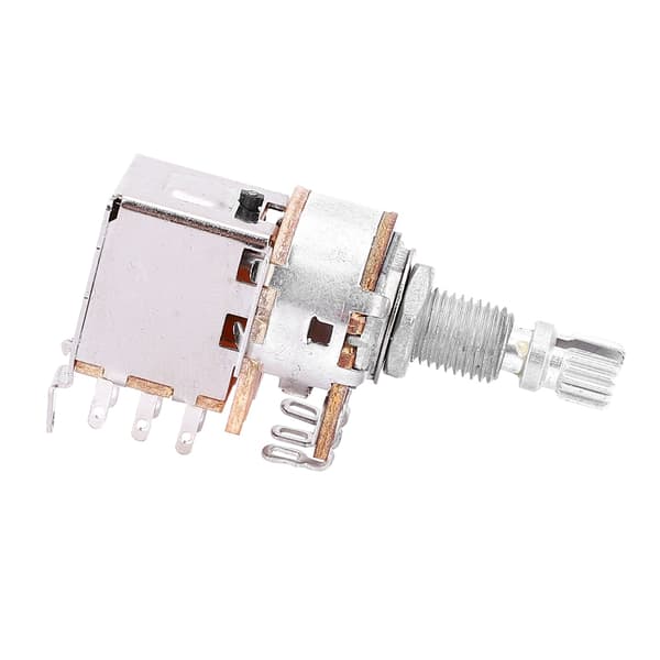 A500K Elektrisk Guitar Lineær Potentiometer Tone Pull Button Switch Pot Pickup Switch