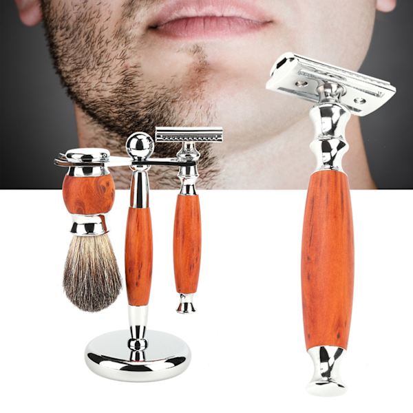 Stativ for manuell barbering, holder for barberkost, sett for barberkost for menn