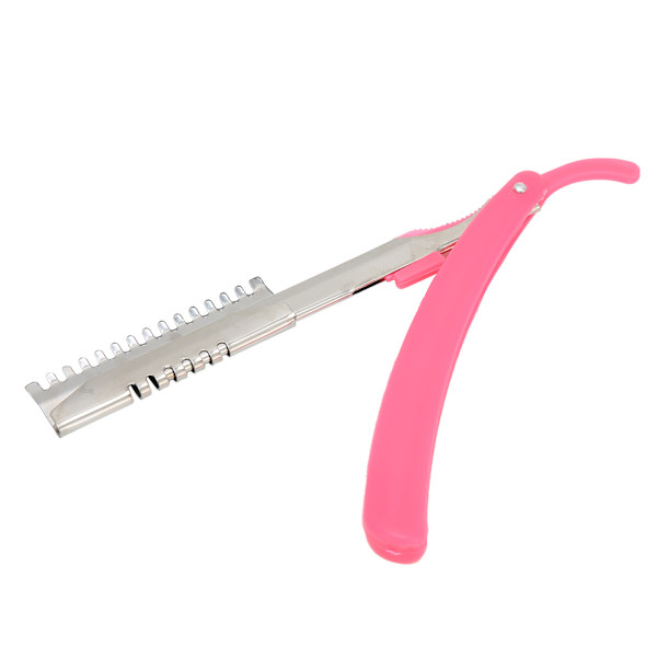 Lige barberkniv til mænd, folde barbermaskine til kvinder, øjenbryns trimmer (uden blad)