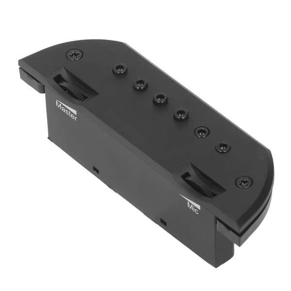 Akustisk gitarr pickup ljudförstärkning hålfri trä gitarr pickup förstärkare med batteri