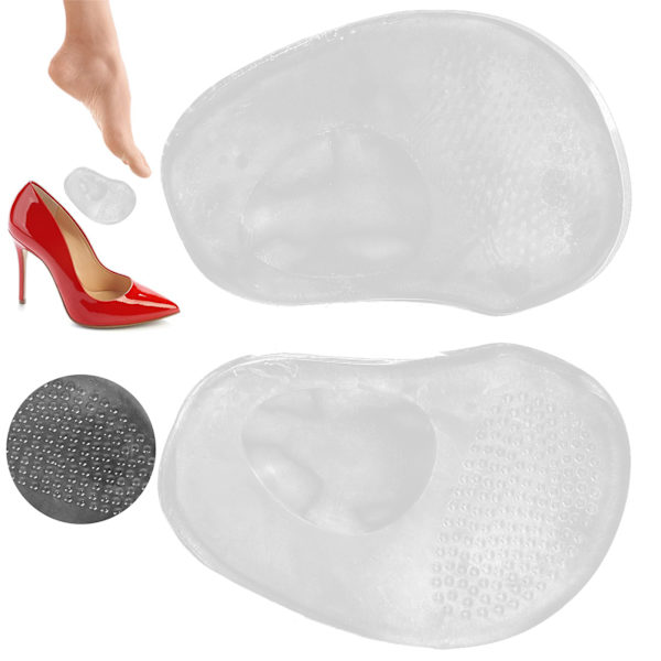2 st massage metatarsal pads smärtlindring hudvänlig framfotsplatta för fotvård