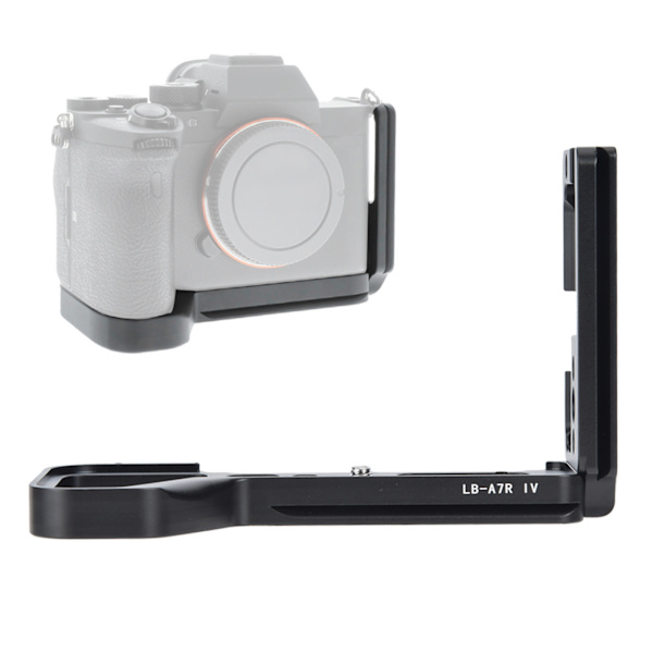 Helt i metall digitalkamera vertikal fotografering L-forma snabbkopplingsplatta för Sony A7R4 svart