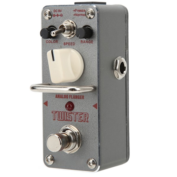 Analog Flanger Pedal Elektrisk Gitarr Mini Singel Block Effekt True Bypass 3 Knapp ATR-3