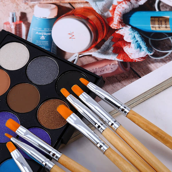7 st Nail UV-penselplatt huvud Manikyr Falska spetsar Akryl Gel Målningsritningsdesignverktygssats