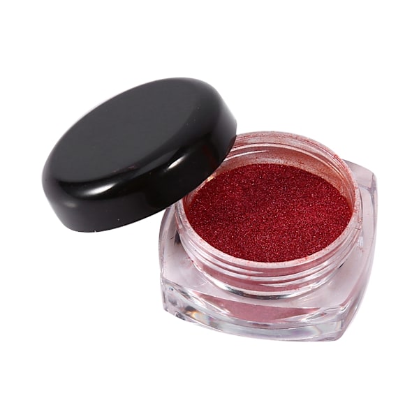 8g/Flaska Nagelkonst Glitter Spegelpulver Manikyr Glimmande Dekoration Med Borste Färg2#