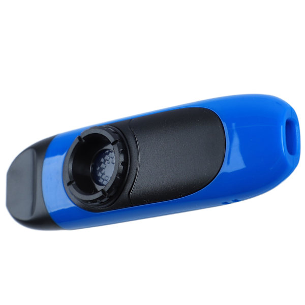 Elektrisk Kazoo 11cm Profesjonell Harpiks Liten Bærbar Kazoo Sett med Pickup for Ytelse Blå