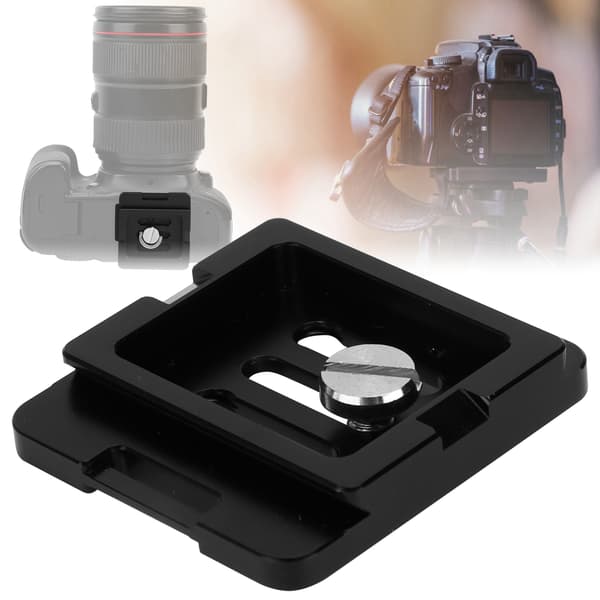 YT‑136 Quick Release Plade i Aluminiumslegering til DSLR Kamera Stativ Kuglehoved Universal