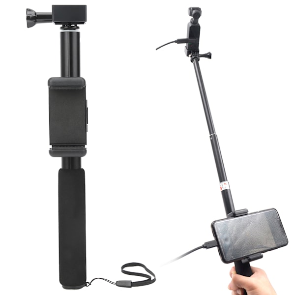 STARTRC Teleskopisk Selfie Stick Kit Typ C Förlängningskabel Telefonklämma för Dji OSMO Pocket 2