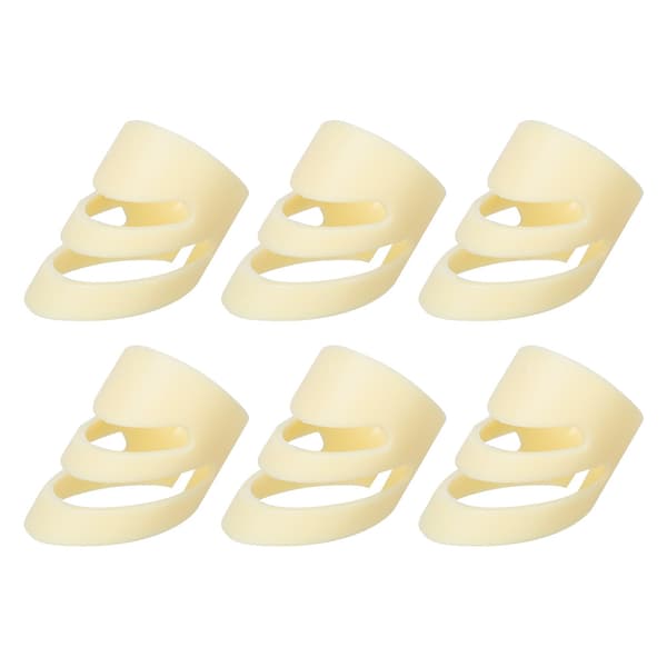 6 stk. Høj kvalitet DIY Finger Picks Klassisk Guitar Musikinstrument Tilbehør M