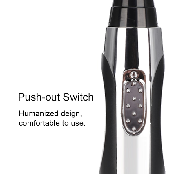 Multifunktionel 4 i 1 Elektrisk Næsehår Øjenbryn Trimmer Clipper Mini Mænd Razor Shaver