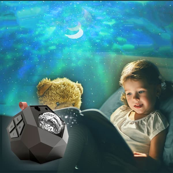 Aurora Galaxy Starry Projector Julgåvor Ocean Wave Projection Star