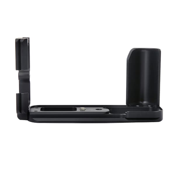 Holdbar sort L-formet kamerabeslag Quick Release lodret greb til FUJIFILM X T3