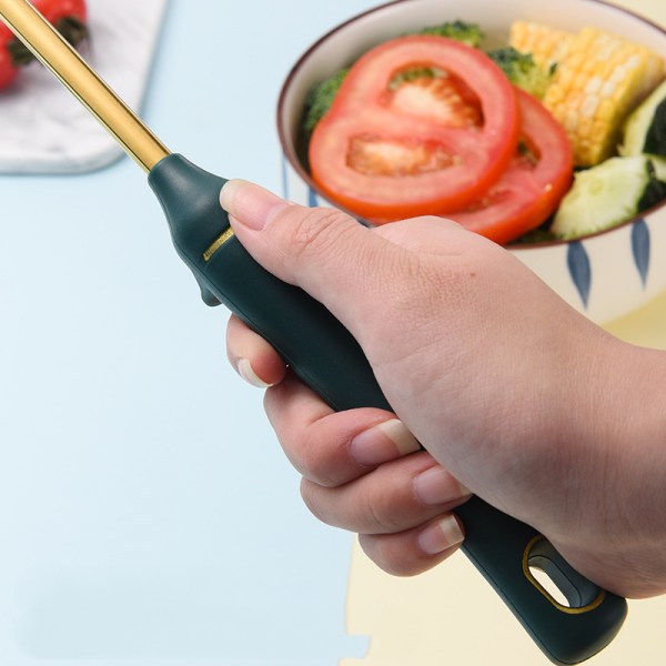 Silikonspatel, Non Stick Solid Kitchen Turner, Høy varmebestandig BPA-fri kokekar for fisk, egg, kjøtt, pannekaker