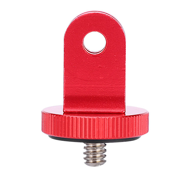 1/4 Mini Stativfäste Adapter Video Action Kamera Tillbehör Aluminiumlegering (Röd)