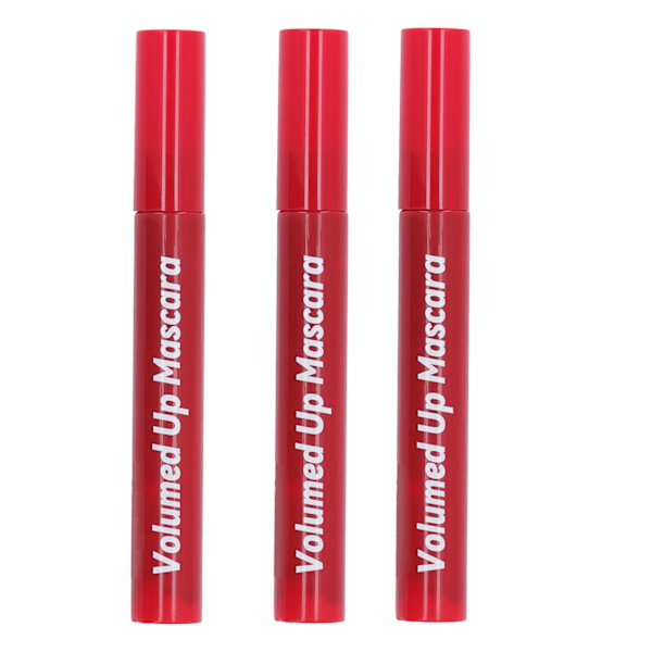 3 stk. Lash Volumizing Mascara Eyelashes Forlængende Curling Smudge Proof Timeglas Pensel Lash Makeup Eye Mascara 8ml