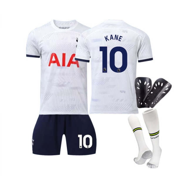 23/24 Tottenham Stadium Hemma Barn Fotbollströja Set med Strumpor och Skydd 10 KANE children' sizes24