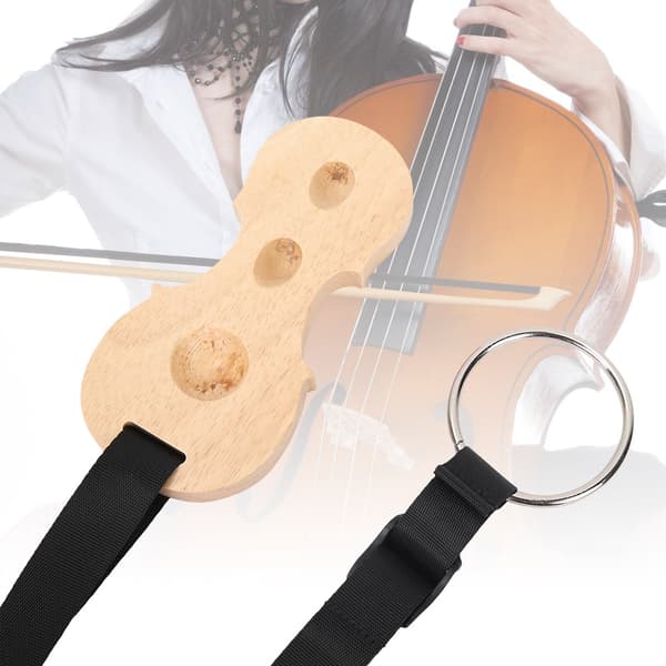 Bærbar solid tre cello sklisikker matte stopper plate gulvbeskyttende pute