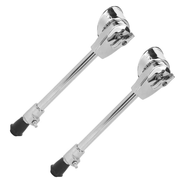 Par Basstrommeben med Fast Braket Anti-Rust Stabil til Slagtojsinstrument