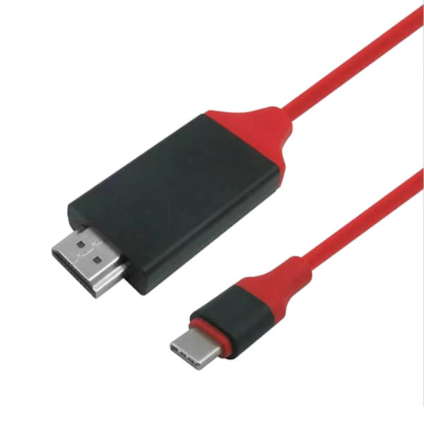 Typ C till HD Multimedia Interface Adapter Kabel Konverter Hög Hastighet 4K för Telefon PC
