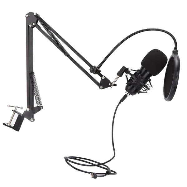 USB Desktop Kondensator Kardioid Pickup Professionel Mikrofon til Livestreaming Gaming