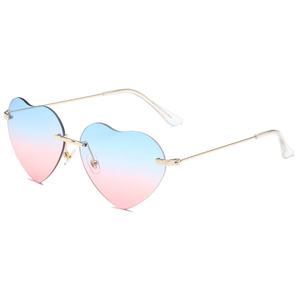 Fashion Dam Sunglasses Gradient Utan Ram Sun glasögon