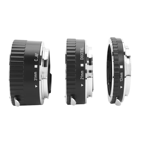 Linseadapter Makro Forlængerrør Sæt Ring til Canon DSLR Mount