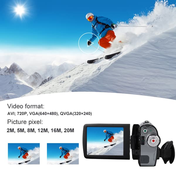 Mini bærbar HD 720P digitalt videokamera DV DVR lydopptaker videokamera