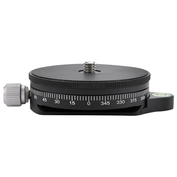 FC-60 360° Disc Tripod Quick Release Plate Panorama Base Head Clamp for DSLR