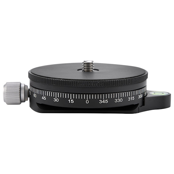 FC-60 360° skivstativ snabbkopplingsplatta panoramabas huvudklämma för DSLR