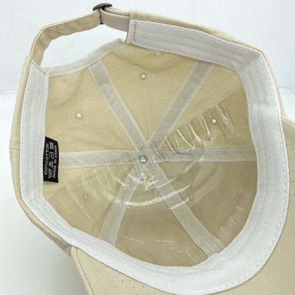 Dotpet Personlighet Trendig Mjuk Topp Kepsen Ren Bomull All-Match Casual Baseball Kepsen(Brun)