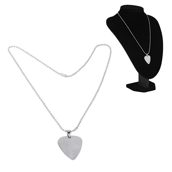 Klassisk gitarrbas plektrum halsband kedja instrument tillbehör(E)