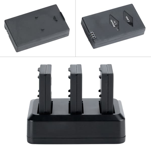 Shoot Parrot MiniDrones 3*Batterioplader med 3 Batterier