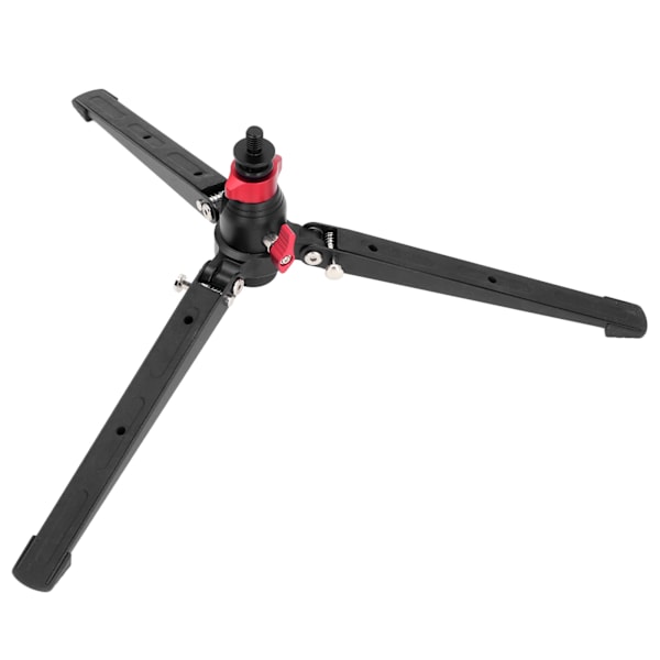 Mini Tripod Desktop Liten Tripod Aluminium Bordstativ Stativ Stativ 3/8 Tums Skruvhål Lastar Upp till 10 kg för DSLR-kamera Monopods