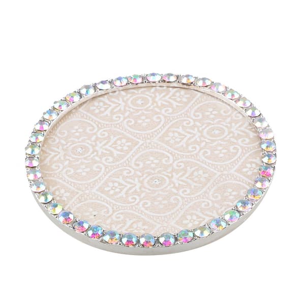 Mini luksuslegering Rhinestones neglekunst salong displaystativ rack brett neglekunstplate (2#)