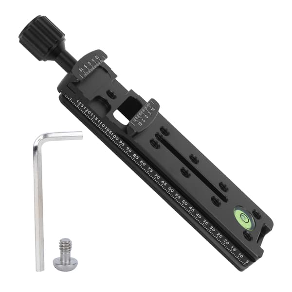 Aluminiumslegering Longboard Quick Release Plade Clip Adapter Kompatibel med Arca Kuglehoved 140mm