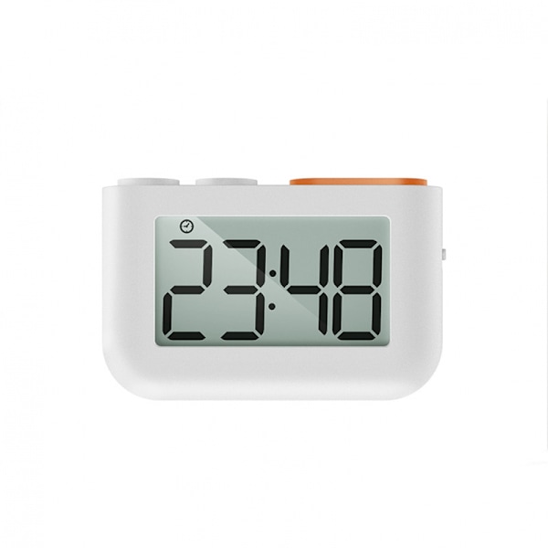 LED Digital Køkken Timer Til Madlavning Store Cifre Høj Alarm Magnetisk Bagside Stativ Madlavning Timere Til Bagning （Hvid）