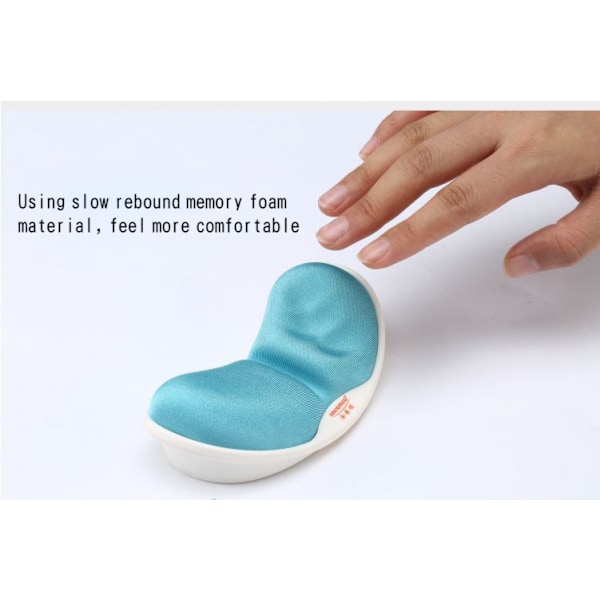 Langsom rebound håndledsstøtte musemåtte ergonomisk memory skum mekanisk tastatur håndledsstøtte computer Grå