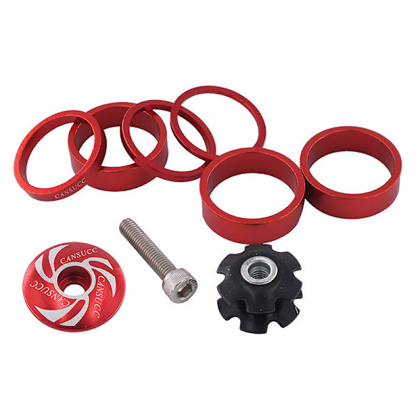 Mountainbike Road Dead Fly 28,6 mm Framgaffel Styrrör Bricka Cykel Framgaffel Headset Spacer Solros-Svart