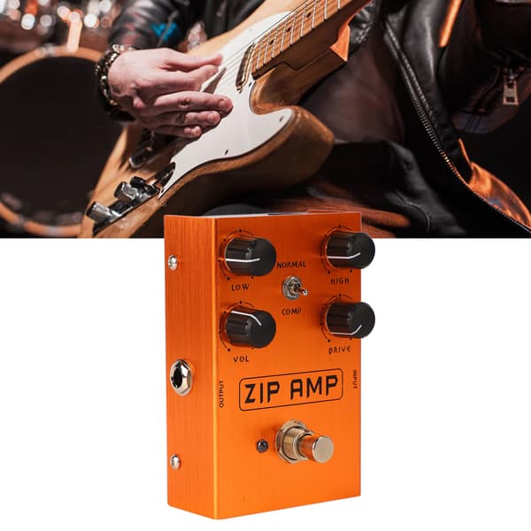 Elektrisk gitarr effektpedal för dist och overdrive AN 39 Orange