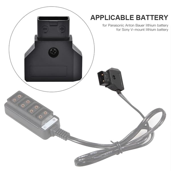 Hanprop D Tap-stikadapter til Anton Sony V-mount Li-ion-batteri DIY-tilbehør