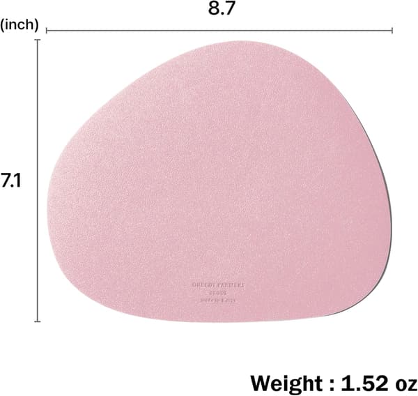 Musematte, Sklisikker Vaskbar Vanntett Datamusematte pink