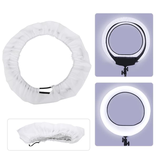 LED Ring Light Softbox Diffuser Sammenklappelig Fotografi Video Lys Softbox Diffuser 18in