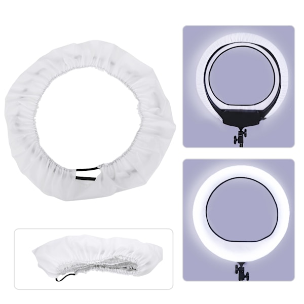 LED-ringljus Softbox-diffusor hopfällbar foto- och videolampa Softbox-diffusor 18 tum