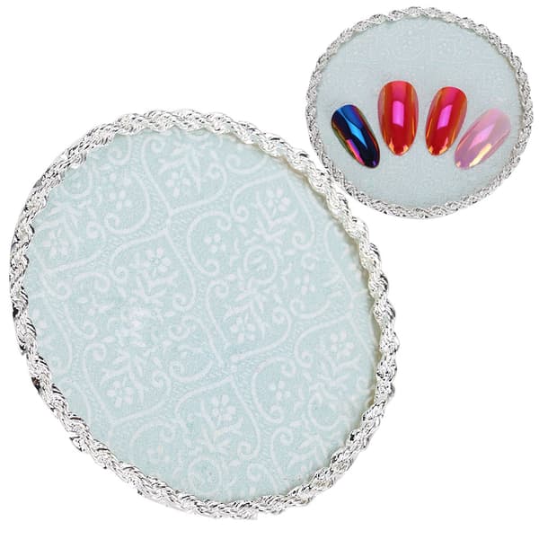 Legering Neglekunst Plade Rhinestones Manicure Salon Display Stativ Rack Board(8)